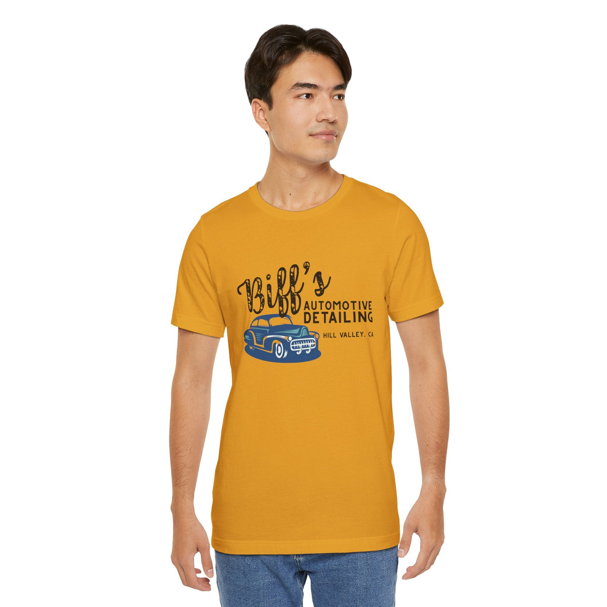 Biff’s Automotive Detailing Graphic Tee | Retro Movie Car Fan Shirt