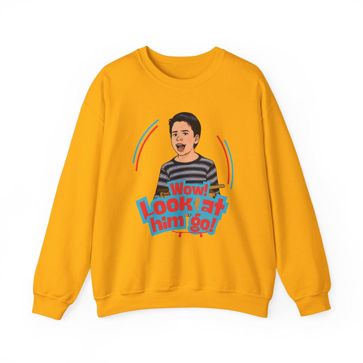 “Wow, Look at Him Go!” Crewneck Sweatshirt