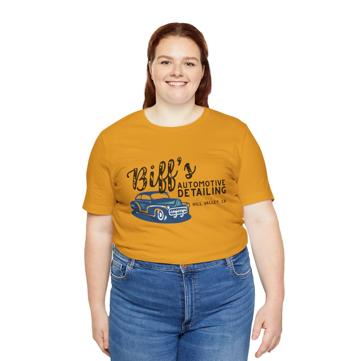 Biff’s Automotive Detailing Graphic Tee | Retro Movie Car Fan Shirt