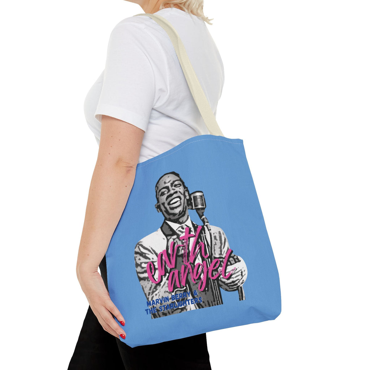 Marvin Berry “Earth Angel” Tote Bag | Starlighters Graphic Tote
