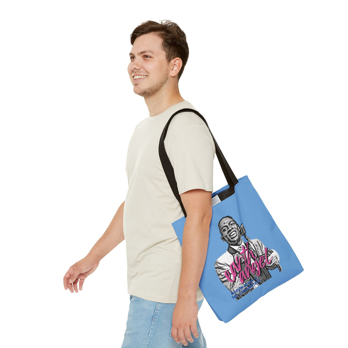 Marvin Berry “Earth Angel” Tote Bag | Starlighters Graphic Tote