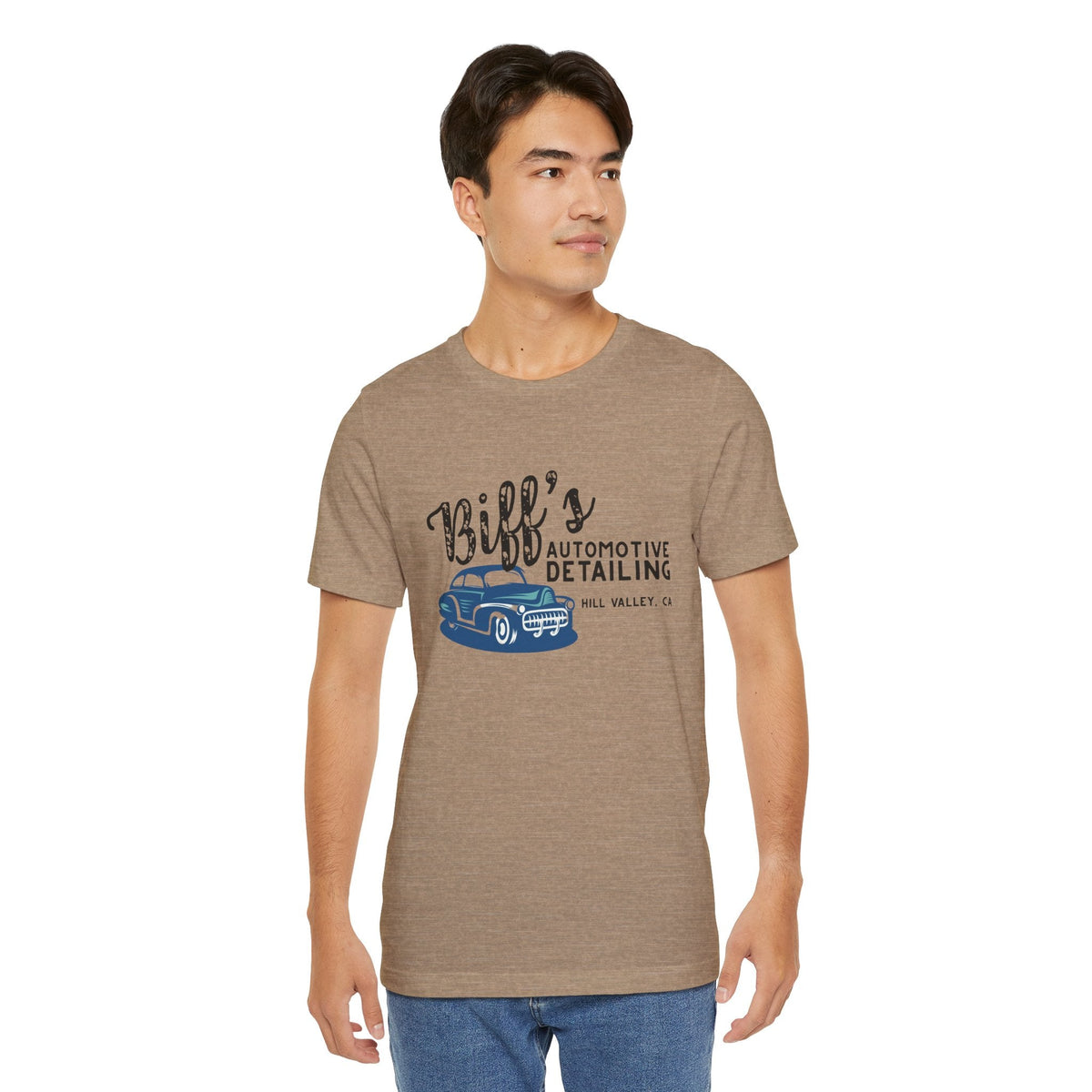 Biff’s Automotive Detailing Graphic Tee | Retro Movie Car Fan Shirt
