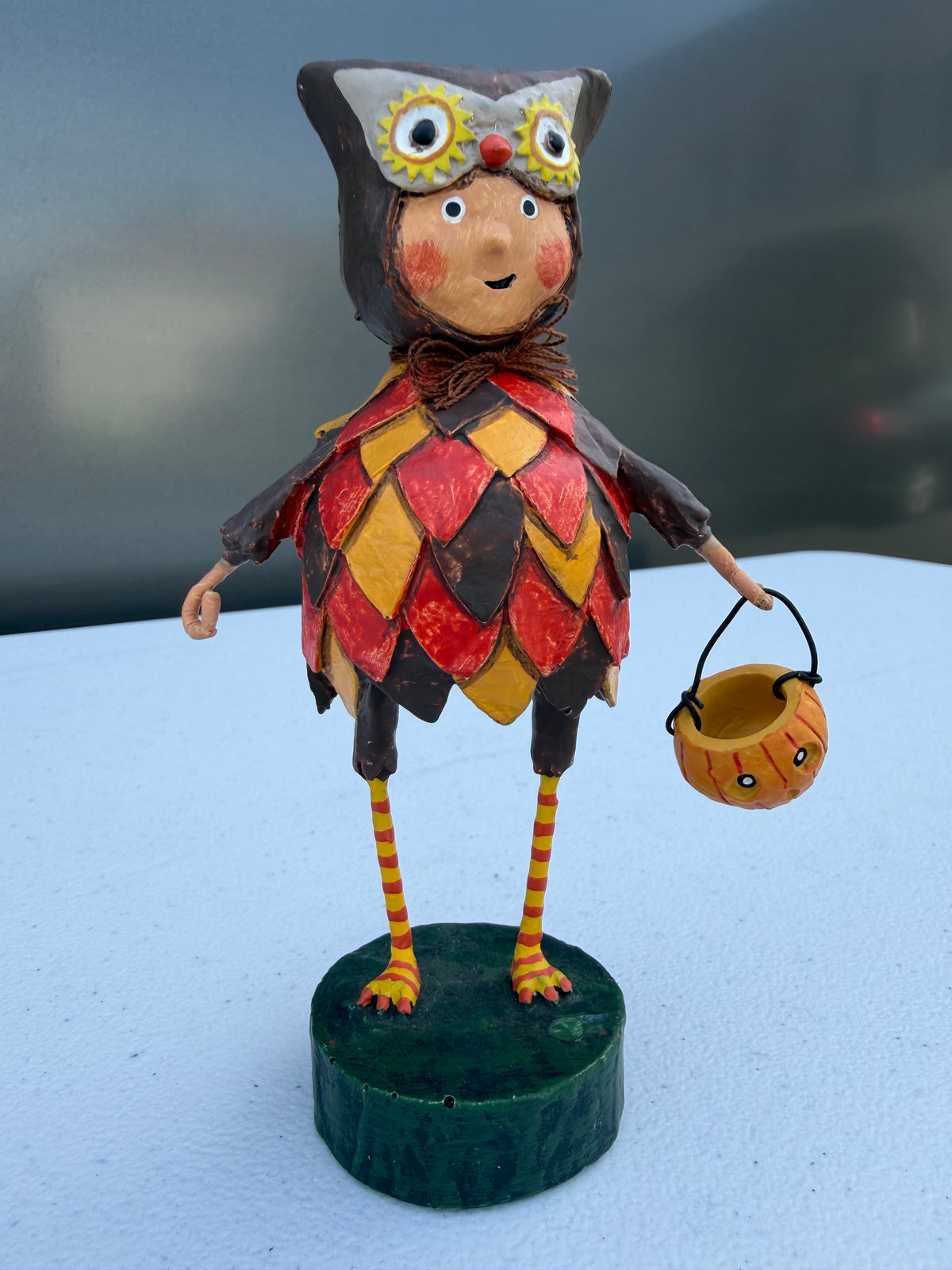 Hoot-N-Hollar — Lori Mitchell Halloween Figurine