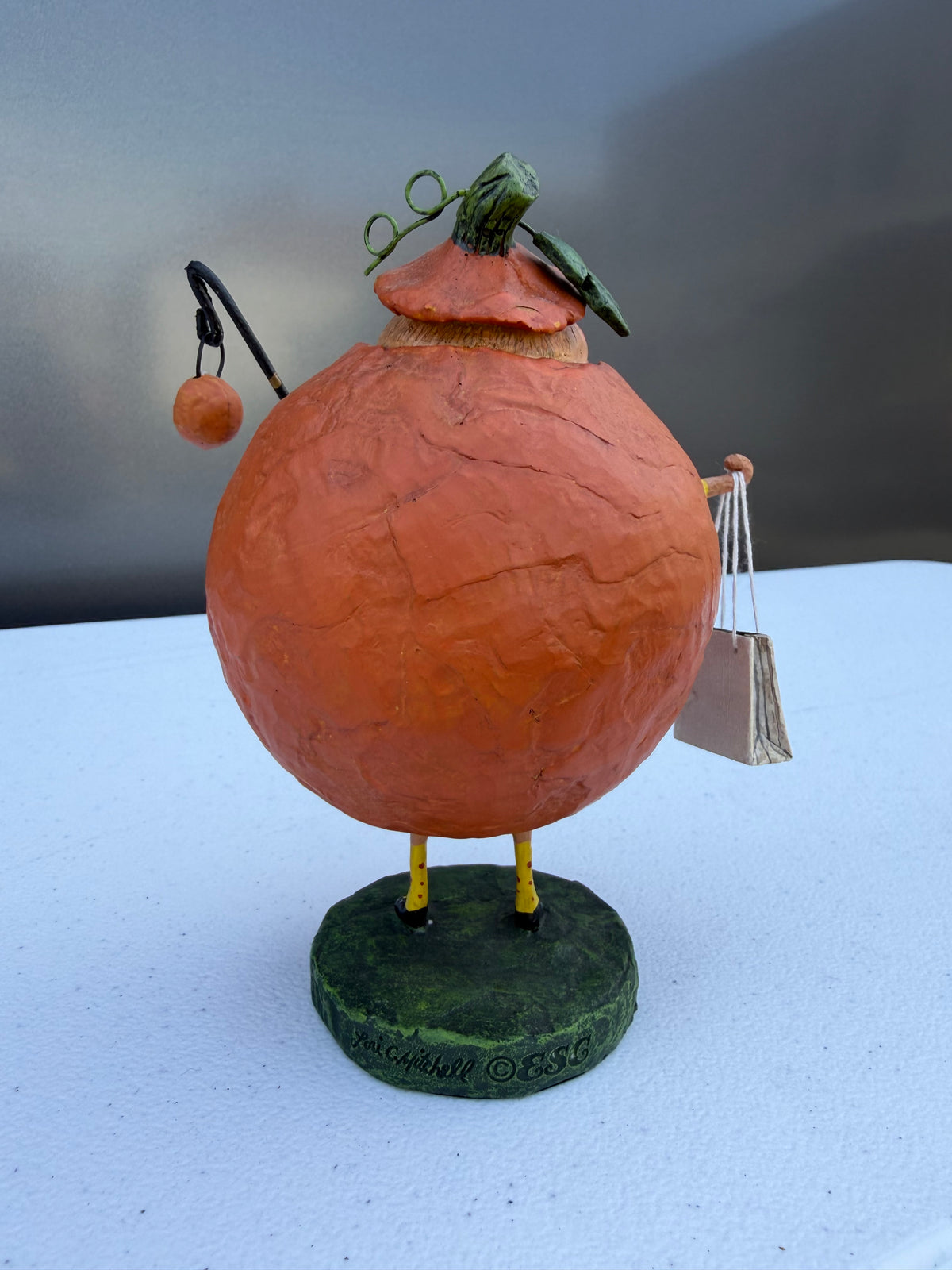 Jack Squash — Lori Mitchell Halloween Figurine