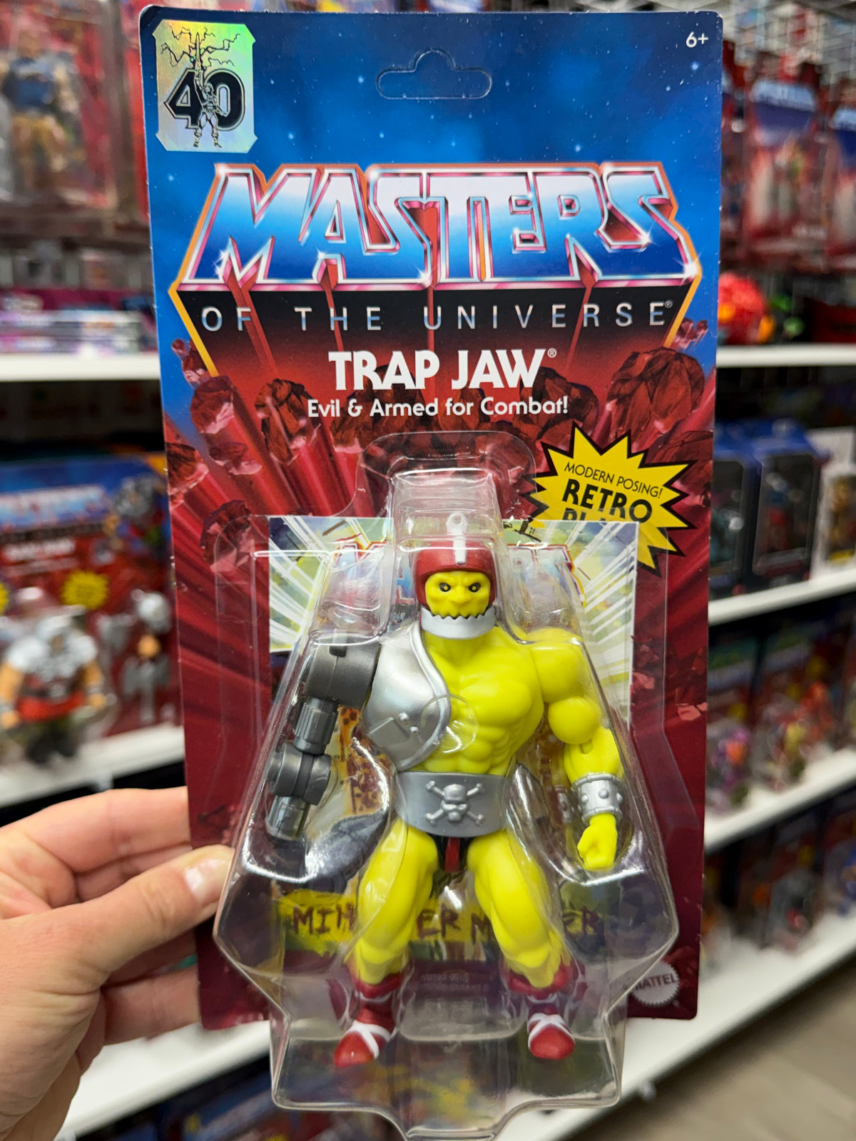 Trap Jaw Mini Comic – Masters of the Universe Origins Action Figure