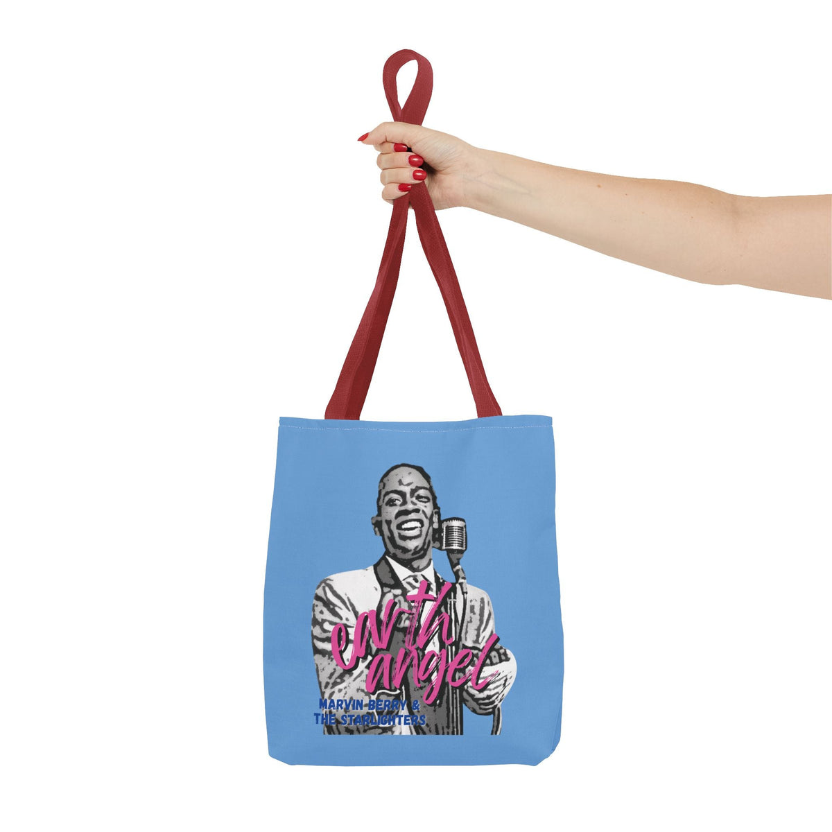 Marvin Berry “Earth Angel” Tote Bag | Starlighters Graphic Tote