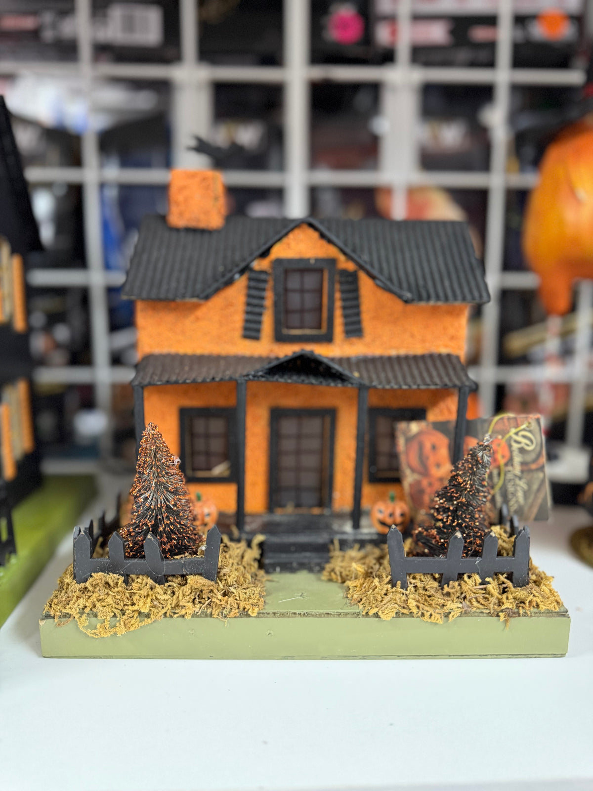 Bethany Lowe Orange House of Haunts