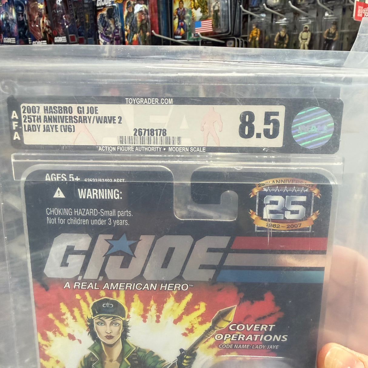 Lady Jaye – G.I. Joe 25th Anniversary 2007 AFA 8.5