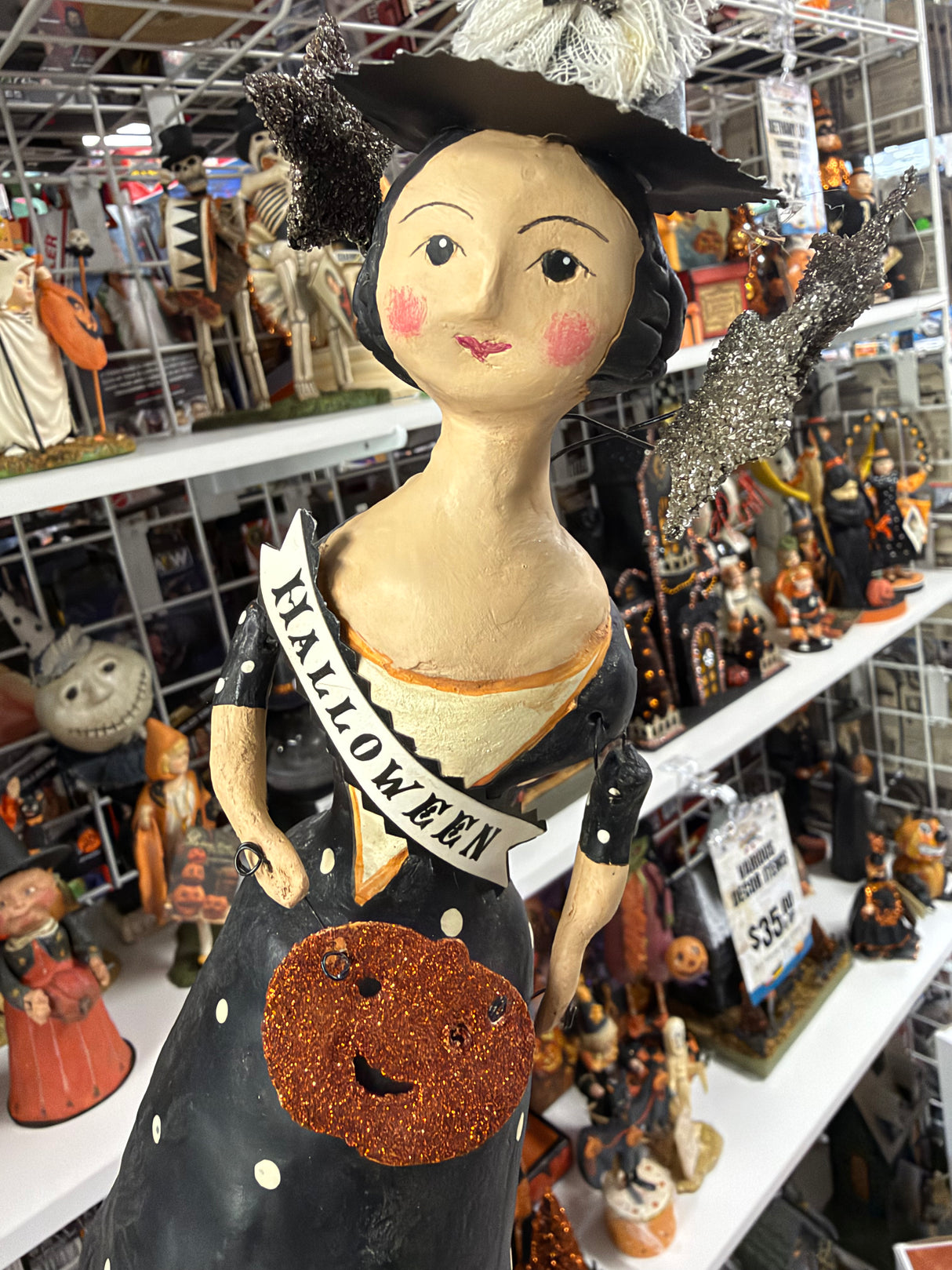 Halloween Star Witch on Orange Base — Nicol Sayre