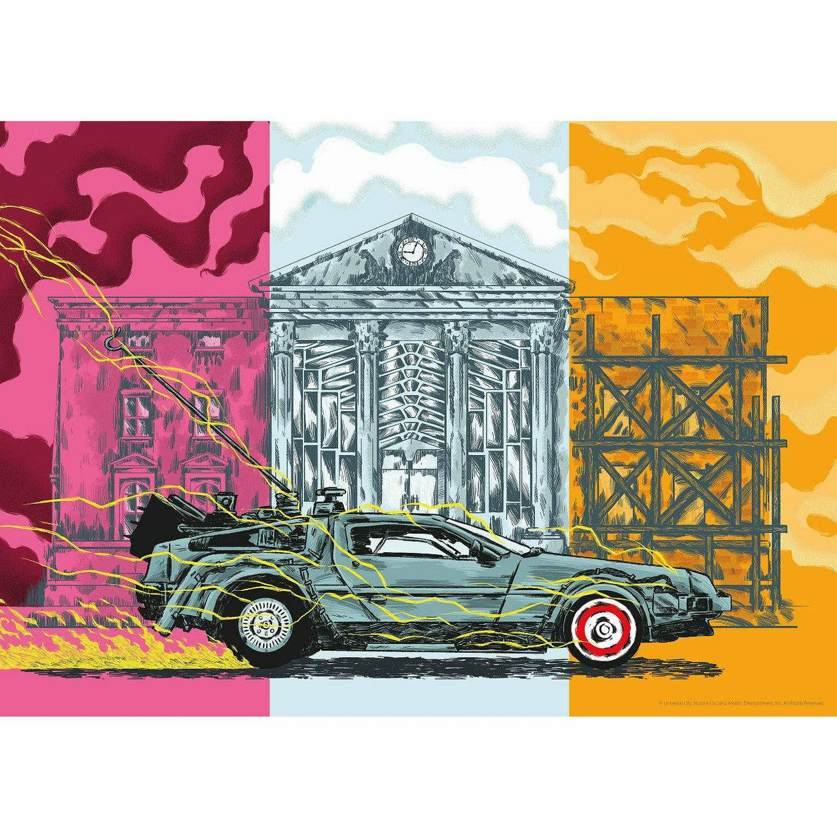 Back to the Future "Save the Clock Tower!" Limited Edition Commemorative Print (with protective toploader)