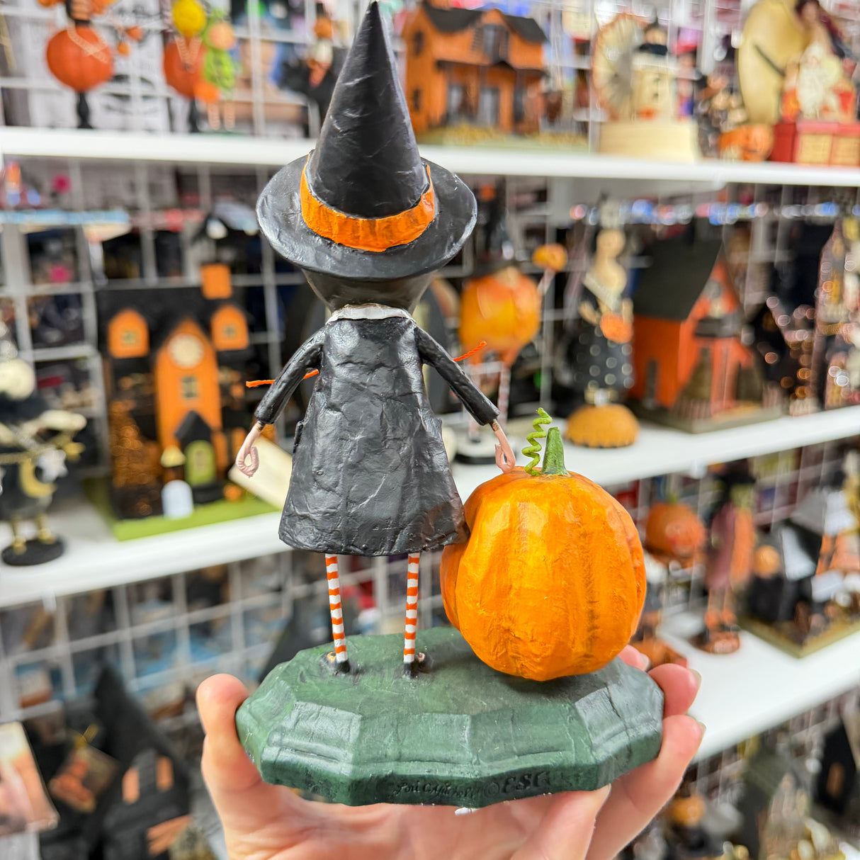 Agatha and Jack Halloween Figurine — Lori Mitchell