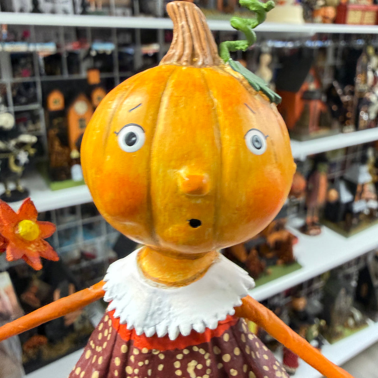 Pumpkin Spice Harvest Figurine — Lori Mitchell