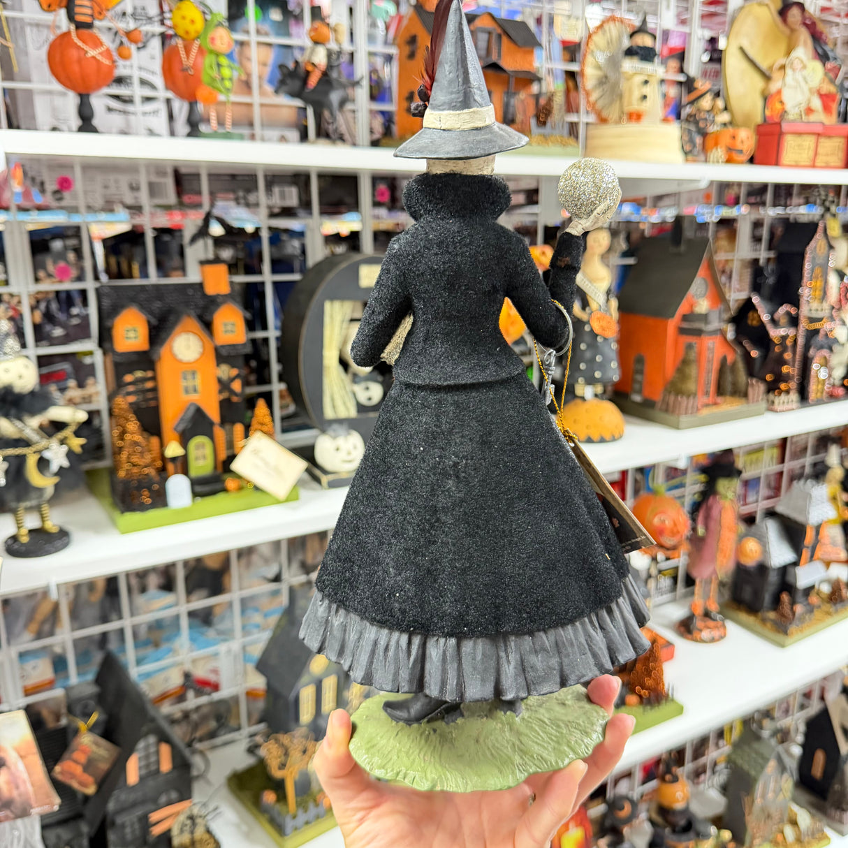 Queen of the Night Skeleton Witch Figurine — Bethany Lowe