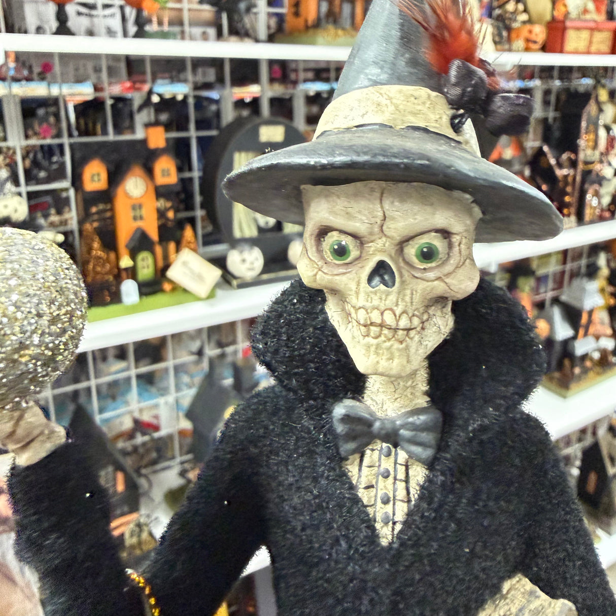 Queen of the Night Skeleton Witch Figurine — Bethany Lowe
