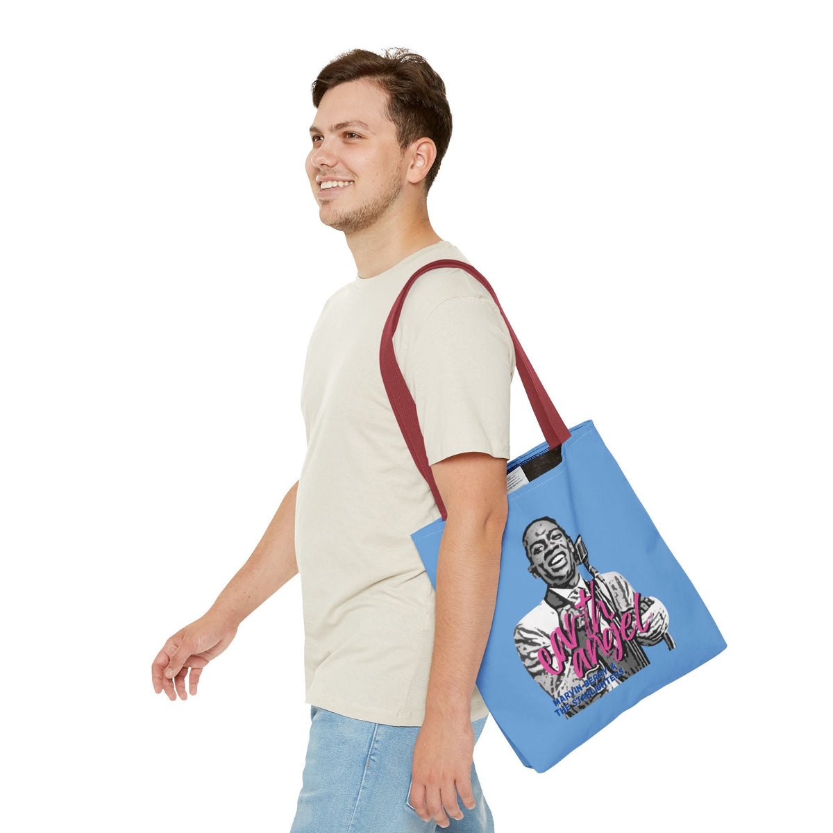 Marvin Berry “Earth Angel” Tote Bag | Starlighters Graphic Tote