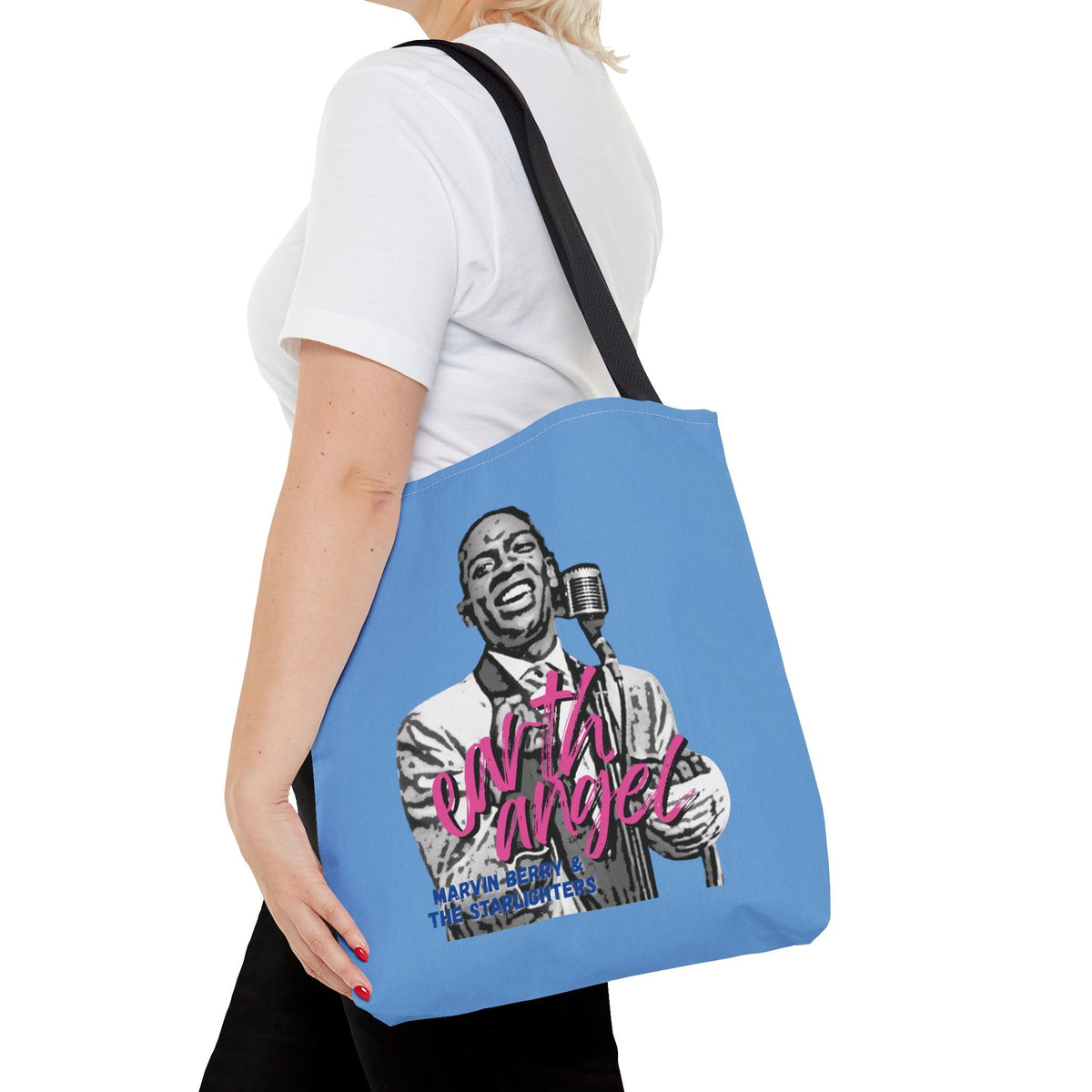 Marvin Berry “Earth Angel” Tote Bag | Starlighters Graphic Tote