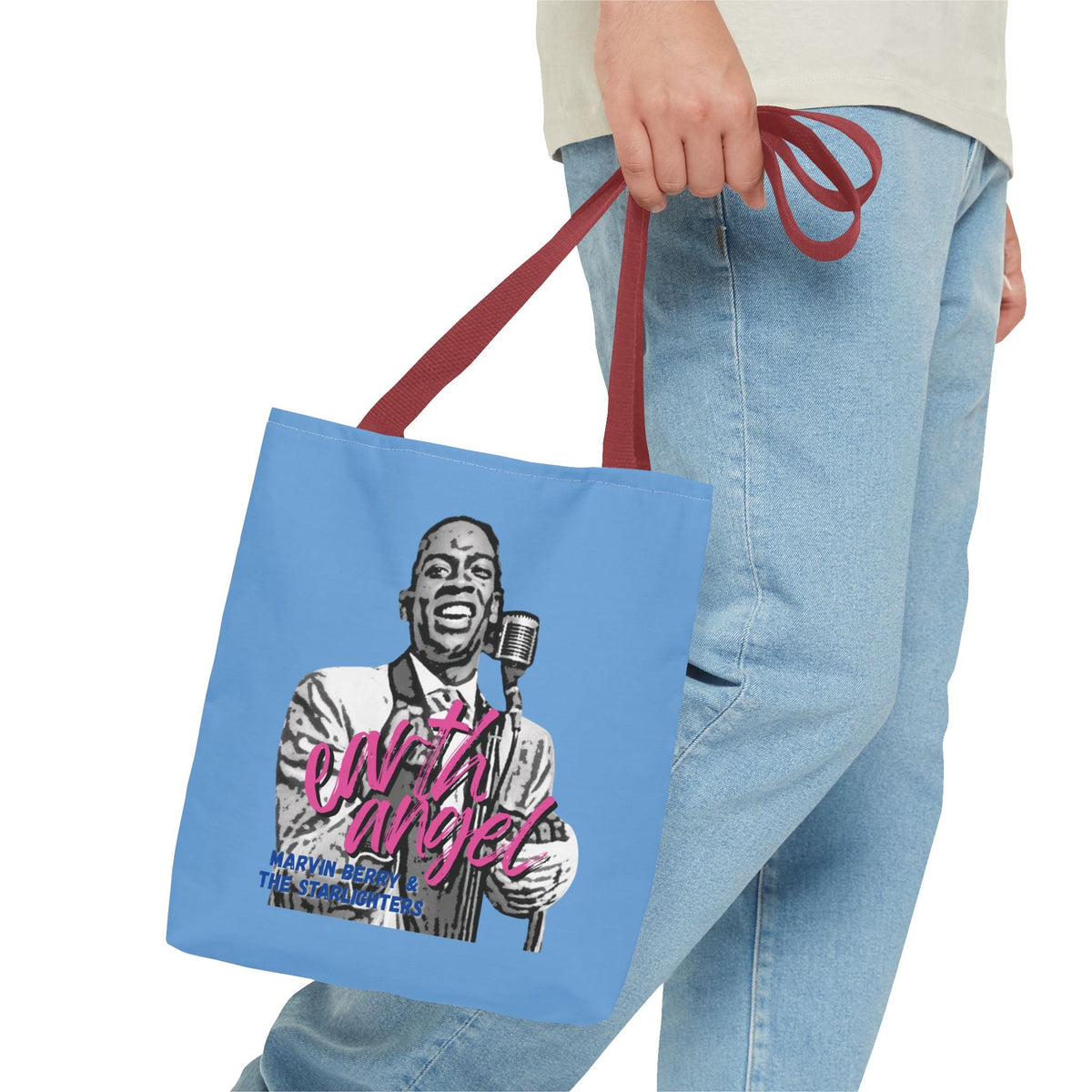 Marvin Berry “Earth Angel” Tote Bag | Starlighters Graphic Tote