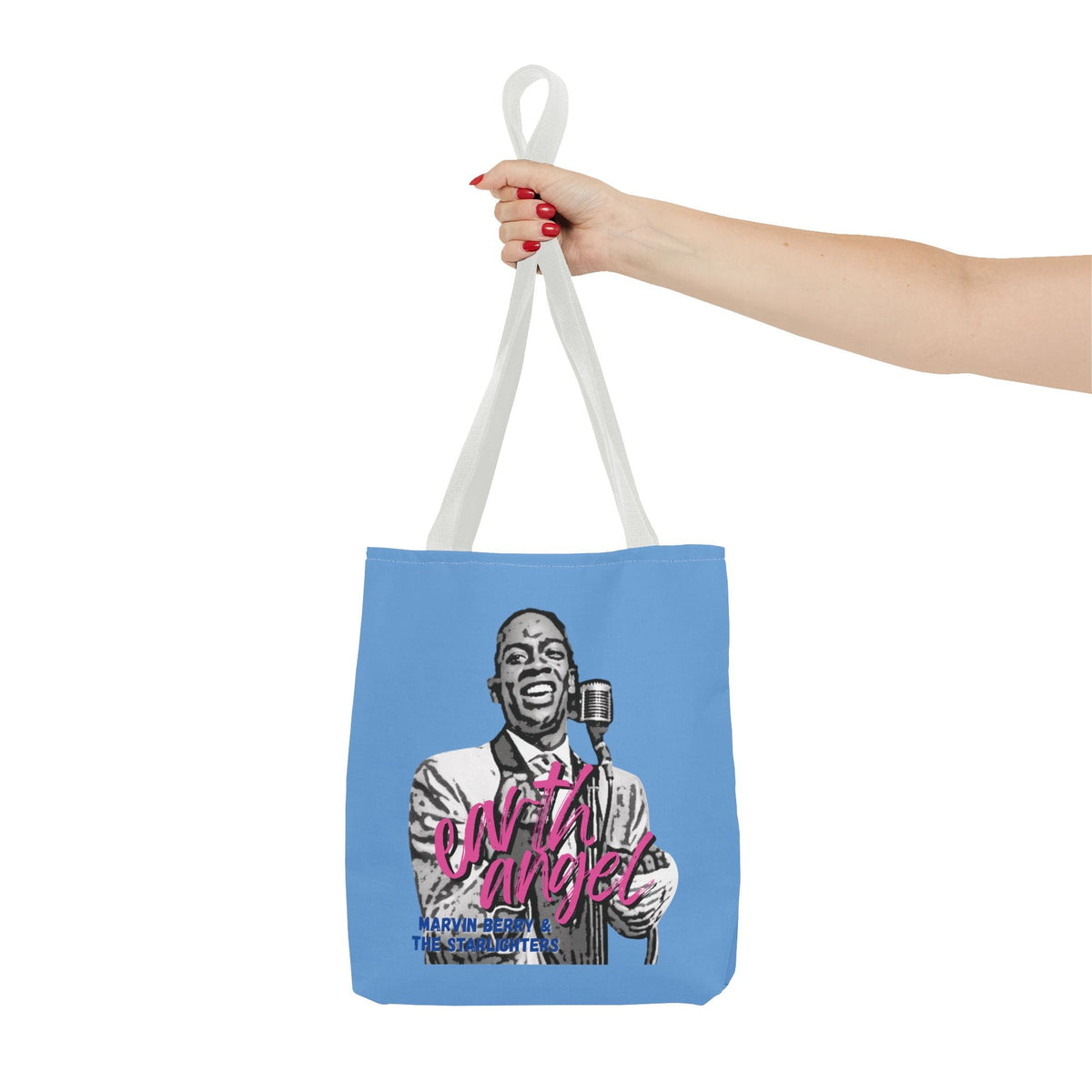 Marvin Berry “Earth Angel” Tote Bag | Starlighters Graphic Tote