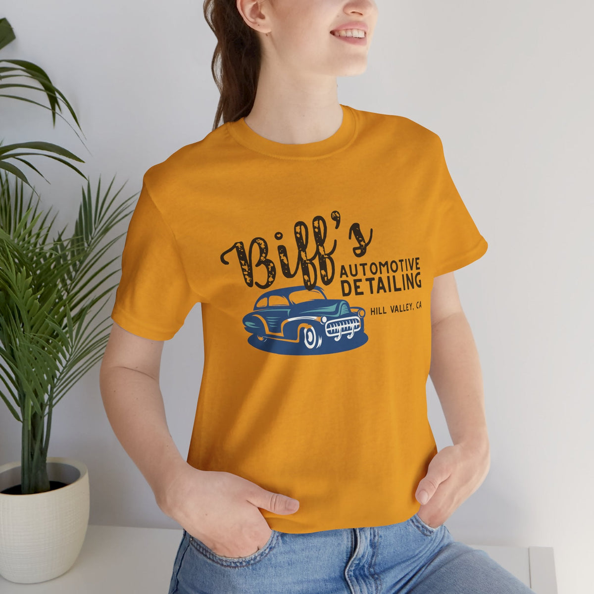 Biff’s Automotive Detailing Graphic Tee | Retro Movie Car Fan Shirt