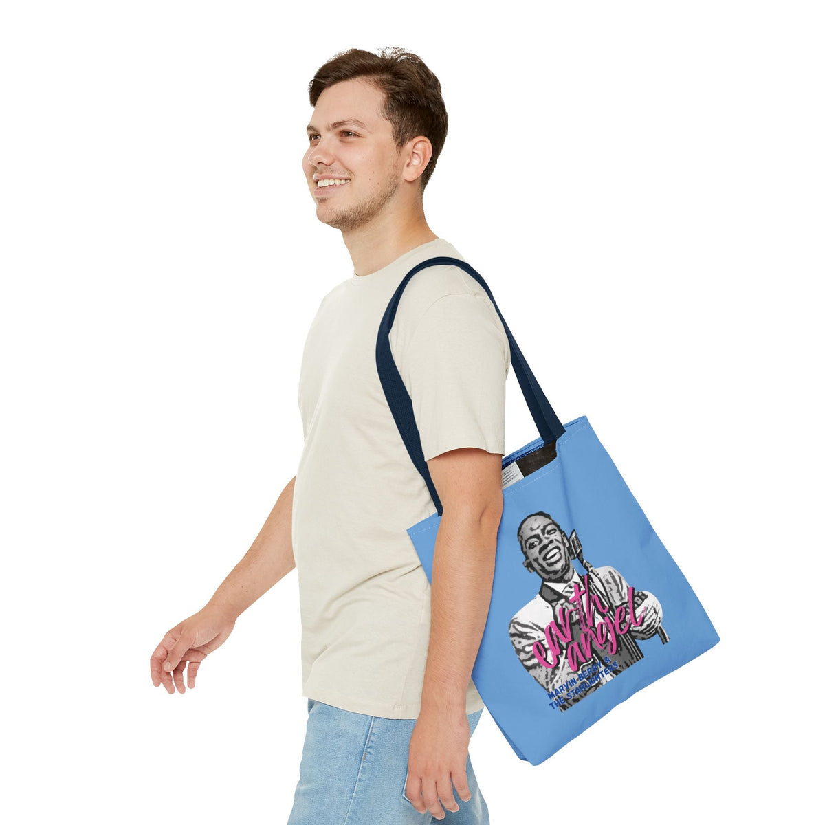 Marvin Berry “Earth Angel” Tote Bag | Starlighters Graphic Tote