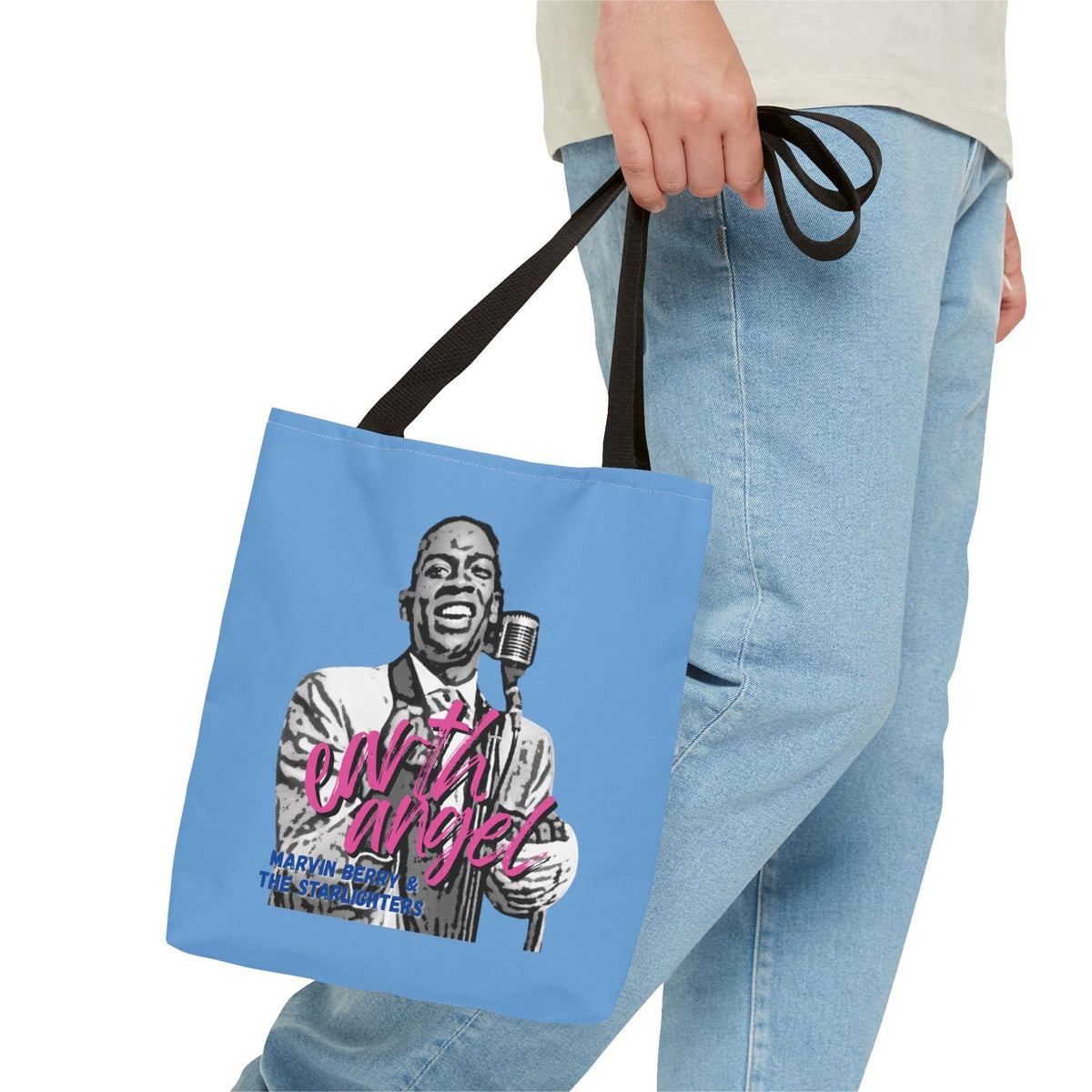Marvin Berry “Earth Angel” Tote Bag | Starlighters Graphic Tote