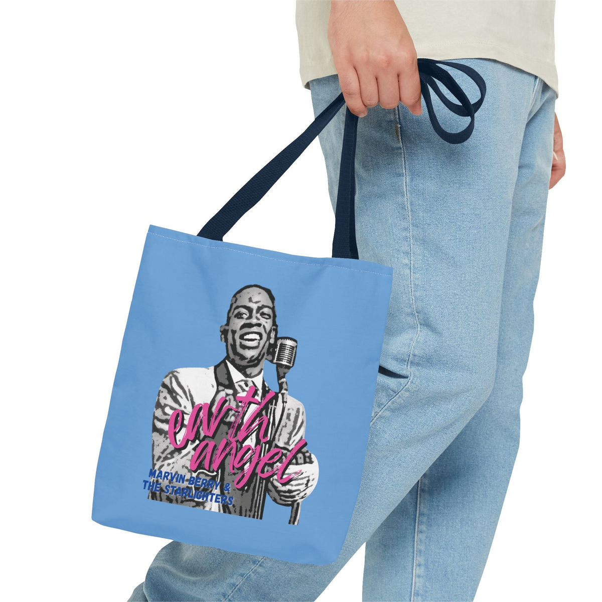 Marvin Berry “Earth Angel” Tote Bag | Starlighters Graphic Tote
