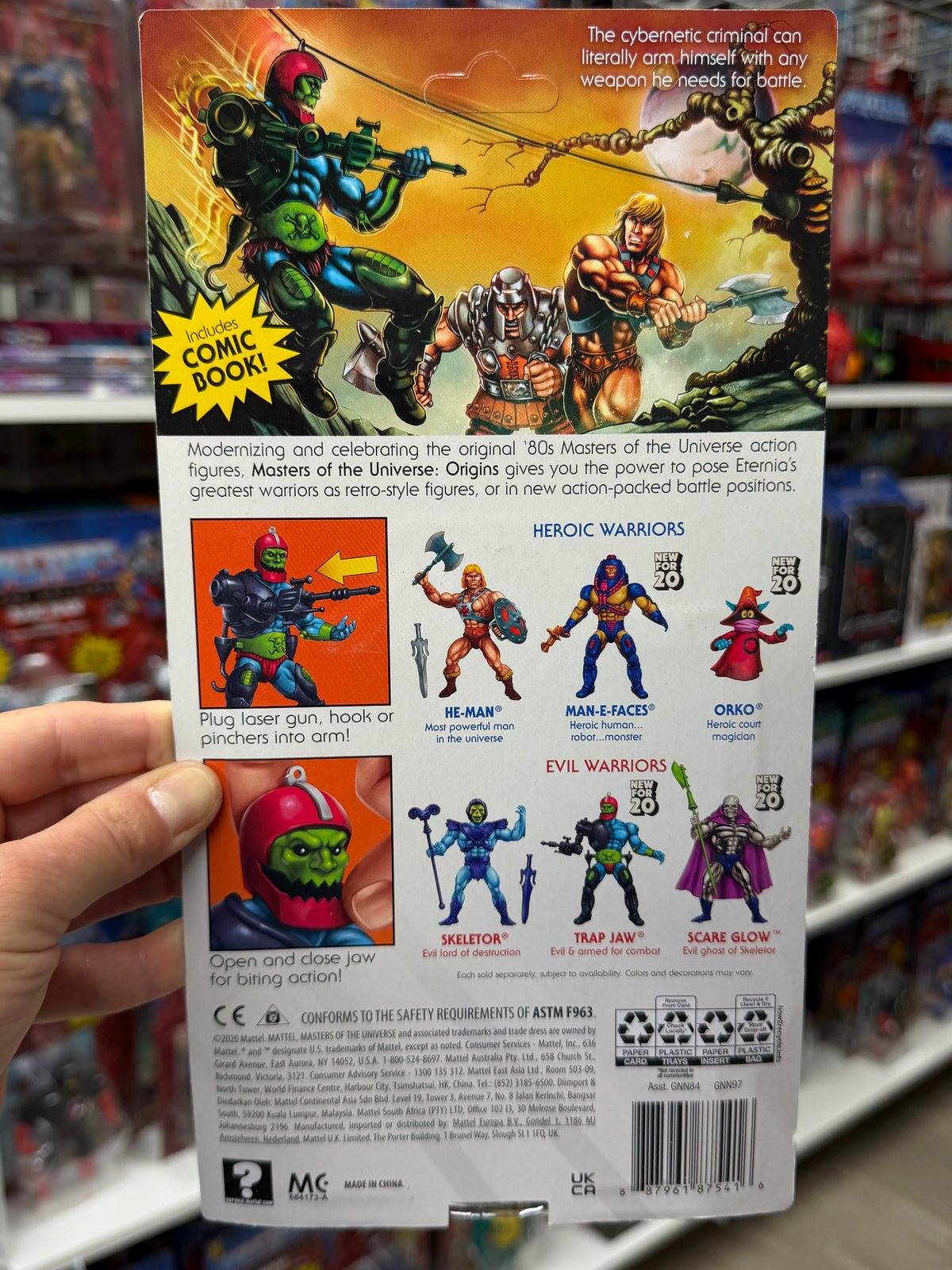 Trap Jaw – Masters of the Universe Origins Action Figure