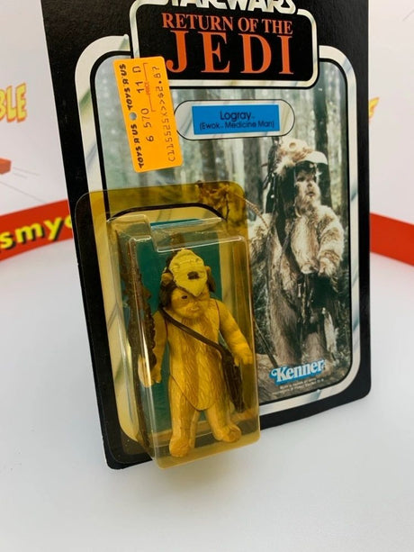Star Wars Return of the Jedi Logray Ewok Medicine Man Carded