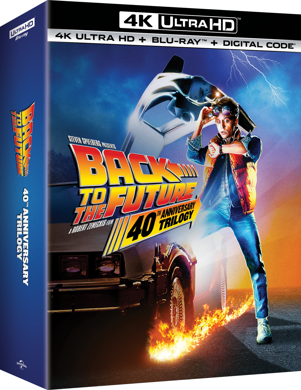 Back to the Future 40th Anniversary Trilogy (4K Ultra HD + Blu-ray™ + Digital Code) [2025]