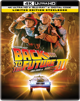 Back to the Future Part III Limited Edition Steelbook (4K Ultra HD + Blu-ray™ + Digital Code) [2025]