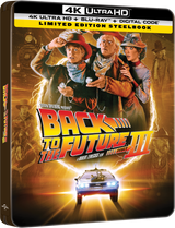 Back to the Future Part III Limited Edition Steelbook (4K Ultra HD + Blu-ray™ + Digital Code) [2025]