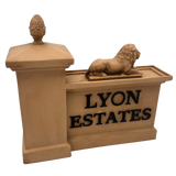 Back to the Future - Lyon Estates Gate Scaled Prop Replica