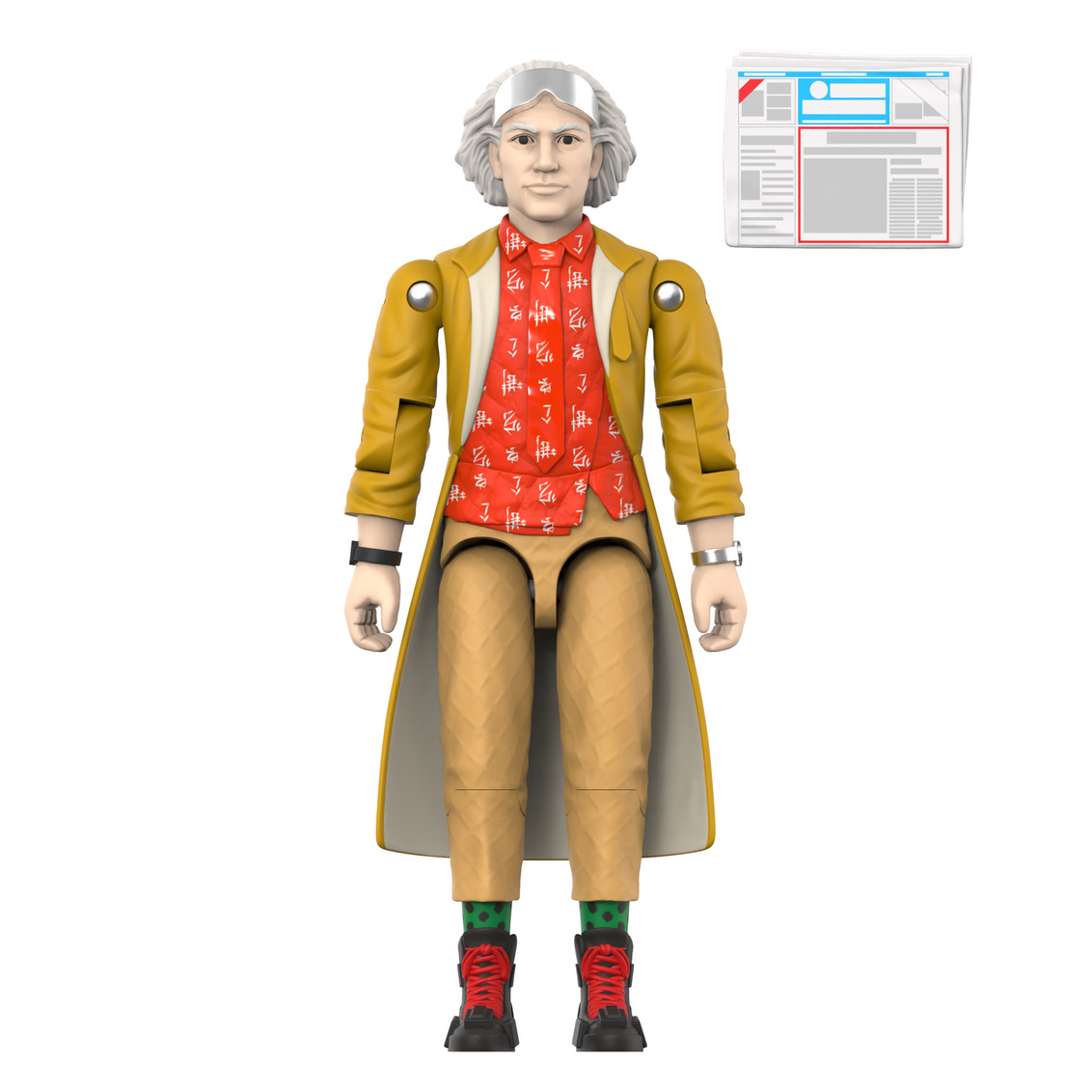 ReAction Back to the Future Part II ReAction+ Wv2 Doc Brown 2015 3¾-inch Retro Action Figure