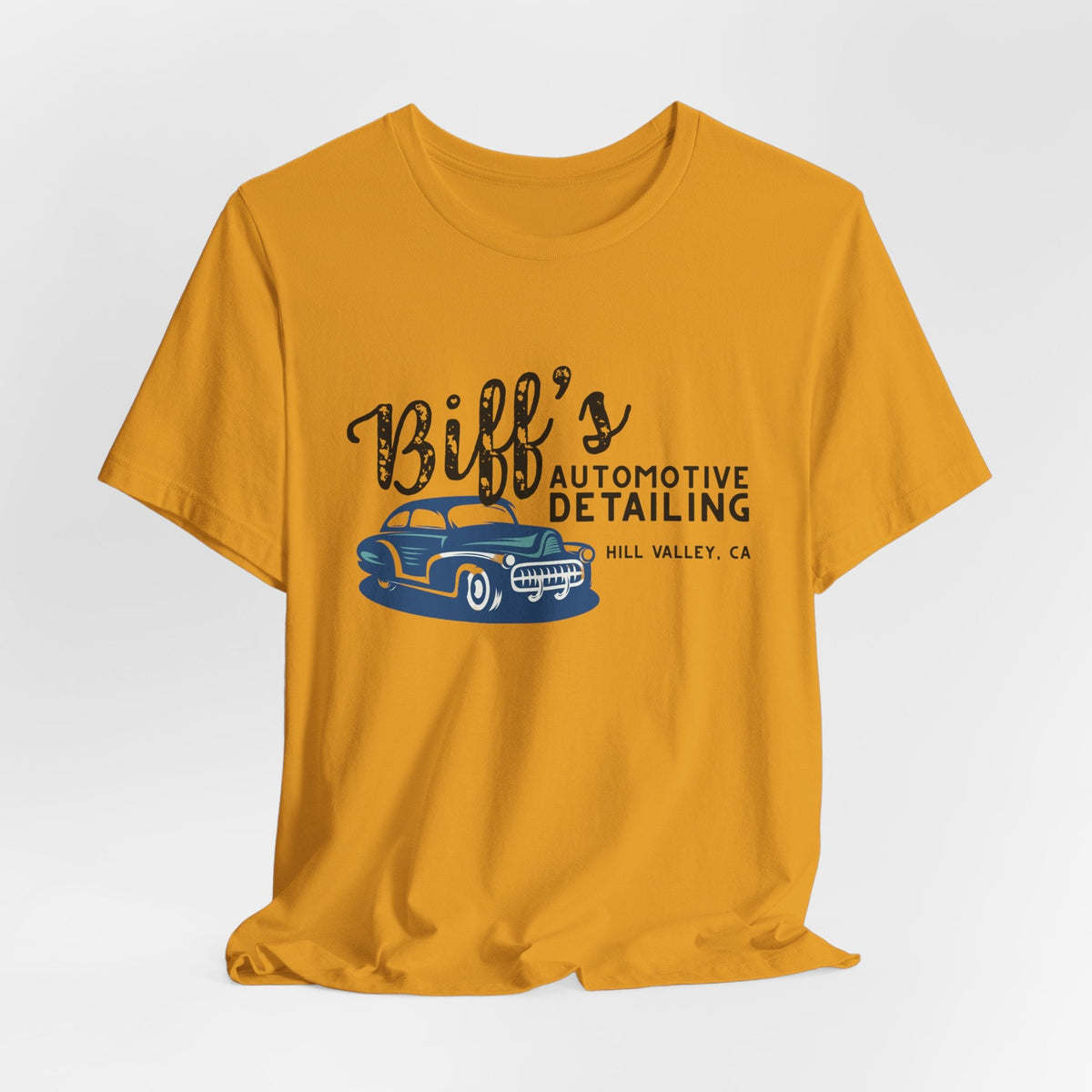 Biff’s Automotive Detailing Graphic Tee | Retro Movie Car Fan Shirt