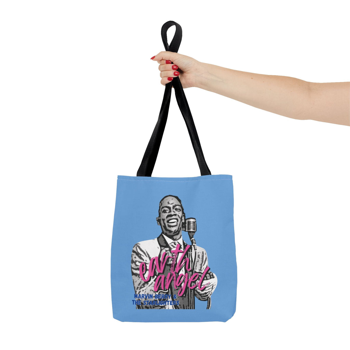 Marvin Berry “Earth Angel” Tote Bag | Starlighters Graphic Tote
