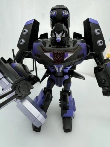 2008 TRANSFORMERS ANIMATED LEADER MEGATRON! With Instructions And Cannon!