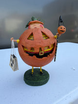 Jack Squash — Lori Mitchell Halloween Figurine