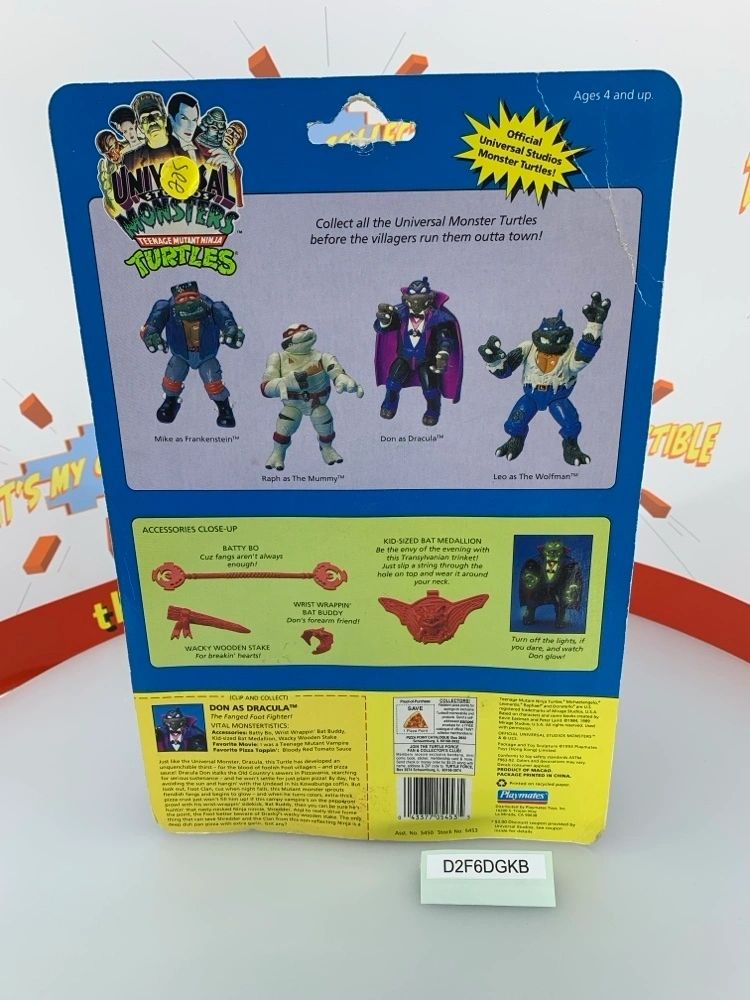 TMNT Universal Monsters Don as Dracula
