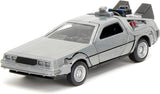 Back to the Future Hollywood Rides 1:32 scale DeLorean Time Machine 3-Pack