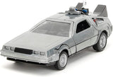 Back to the Future Hollywood Rides 1:32 scale DeLorean Time Machine 3-Pack
