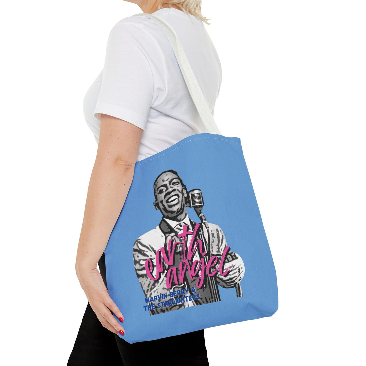Marvin Berry “Earth Angel” Tote Bag | Starlighters Graphic Tote