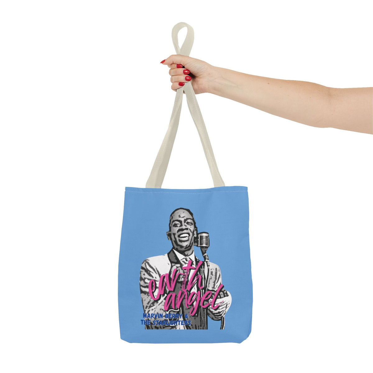 Marvin Berry “Earth Angel” Tote Bag | Starlighters Graphic Tote