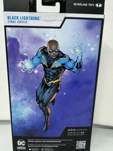 McFarlane Toys DC Multiverse Black Lightning (Final Crisis) Gold Label 7 in...