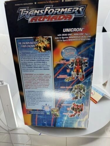 Unicron W/ Dead End Mini Con Transformers Armada Action Figure Hasbro 2003