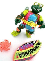 Vintage 1990 TMNT Teenage Mutant Ninja Turtles Mike the Sewer Surfer