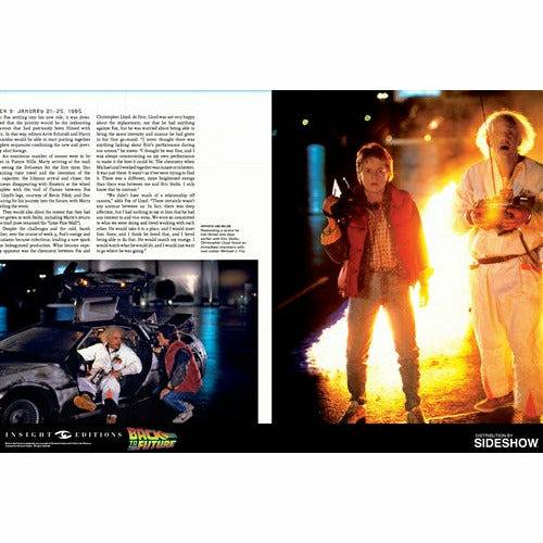 'Back to the Future: The Ultimate Visual History' (Collector's Edition with Sculpted Movie Poster) — by Michael Klastorin with Randal Atamaniuk [2017]