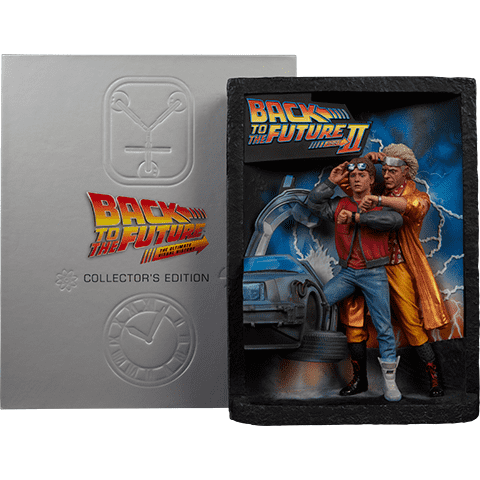 'Back to the Future: The Ultimate Visual History' (Collector's Edition with Sculpted Movie Poster) — by Michael Klastorin with Randal Atamaniuk [2017]
