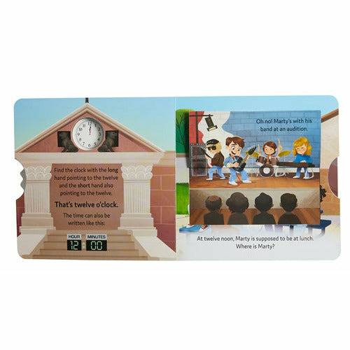 'Back to the Future: Telling Time With Marty McFly' children's board book [2020]