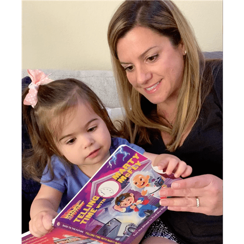 'Back to the Future: Telling Time With Marty McFly' children's board book [2020]