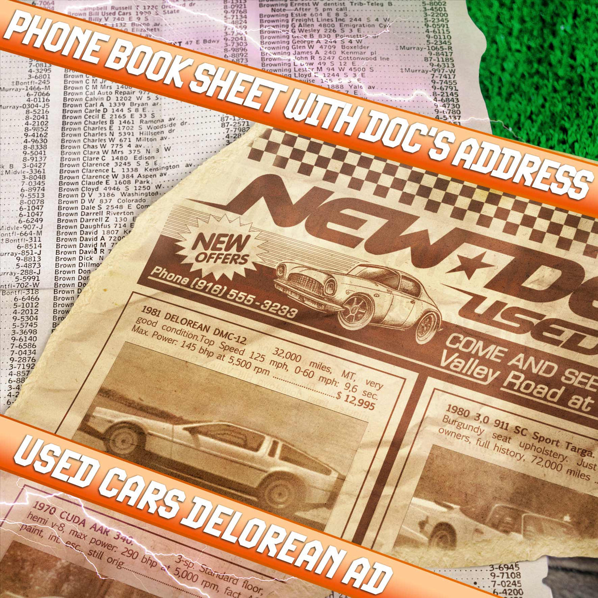 Back to the Future Time Travel Memories II Expansion Kit — "1.21 Gigawatts" Edition prop replicas (BacktotheFuture.com / DoctorCollector.com exclusive!)